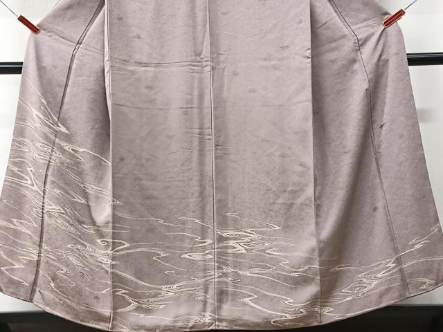 平和屋着物■訪問着 流水文 正絹 逸品 CABK9993xe