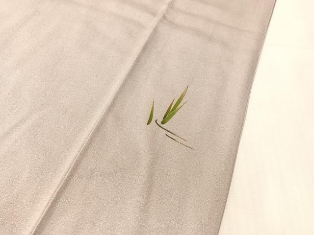平和屋着物●漆工芸作家 金森一博 訪問着 八橋文様 暈し染め 金彩 正絹 逸品 CABL0031vp