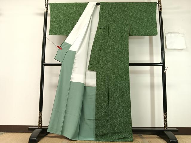 平和屋着物●江戸小紋 動物小紋柄 正絹 逸品 CABL0041vp