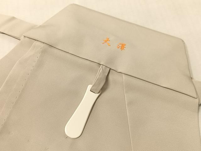 平和屋着物●男性 馬乗り袴 霞色 正絹 逸品 CABL0044vp