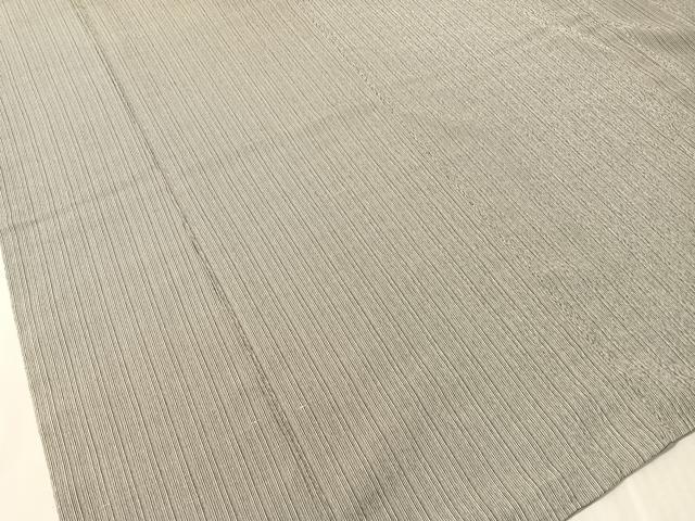 平和屋着物●上質なお召 縞 松坂屋扱い 正絹 逸品 CABL0047vp