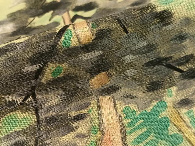 平和屋着物●訪問着 手描き 刺繍 名所風景文 暈し染め 正絹 逸品 CABL0058vp