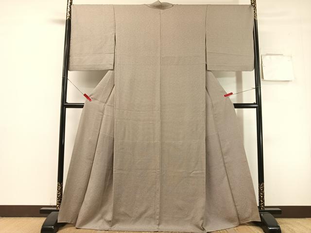 平和屋着物●江戸小紋 角通し 胴抜き仕立て 正絹 逸品 CABL0072vp