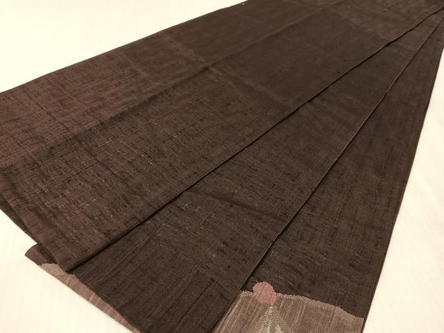 平和屋着物▽太鼓柄袋帯 スリーシーズン 春夏秋 すくい織 抽象文 金糸 正絹 逸品 CABL0181vp
