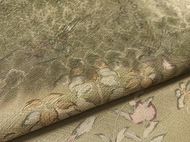 平和屋着物●全通柄 京袋帯 動物吉祥花文 正絹 逸品 CABL0189vp