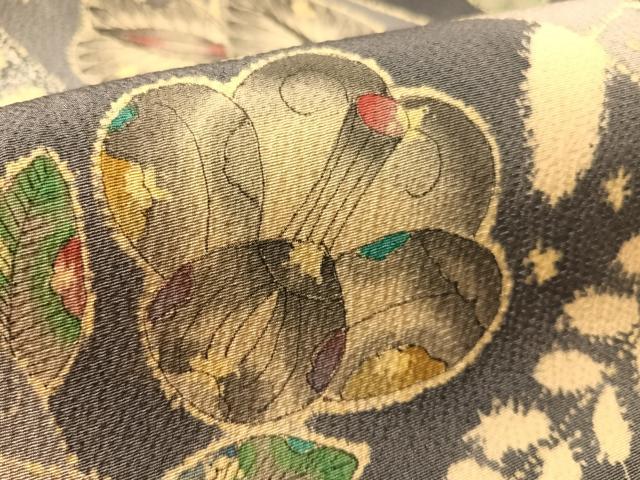 平和屋着物●六通柄袋帯 辻が花 正絹 逸品 未使用 CABL0257vp