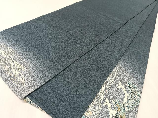 平和屋着物●太鼓柄袋帯 刺繍 浜松文 金糸 正絹 逸品 未使用 CABL0290vp