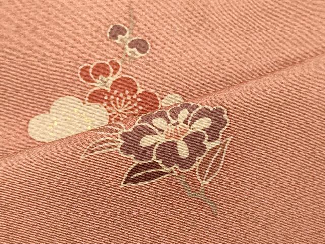 平和屋着物■訪問着 舞花文 暈し染め 金彩 正絹 逸品 未使用 CABL0460oy