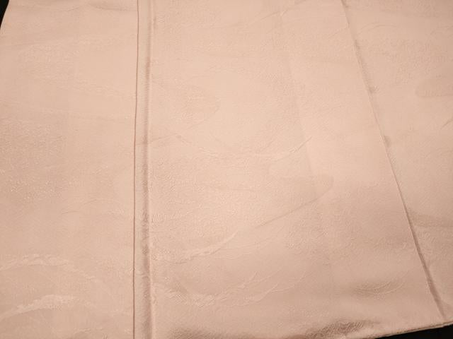 平和屋着物■上質な色無地 芝草花地紋 虹色 正絹 逸品 CABL0468oy