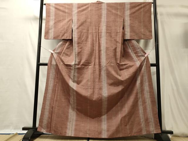 平和屋着物■上質な紬 間道 正絹 逸品 CABL0508oy