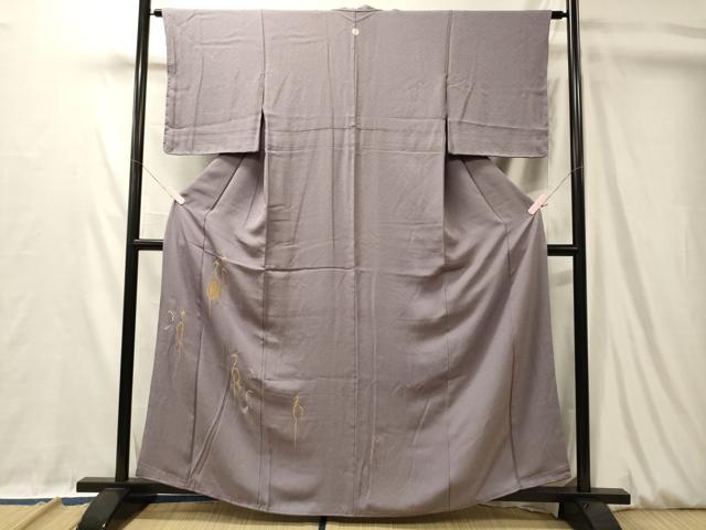 平和屋着物■豪華色留袖 群鶴 金銀糸 正絹 逸品 CABL0533oy