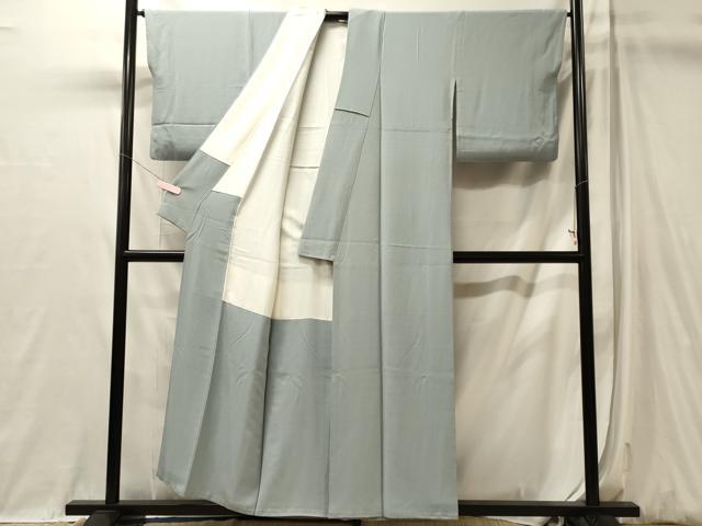 平和屋着物■上質な色無地 秘色色 正絹 逸品 CABL0551oy