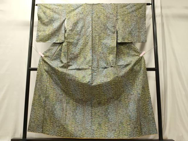 平和屋着物■本場大島紬 樹林文 正絹 逸品 CABL0616oy