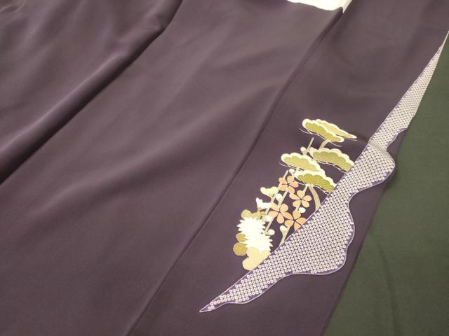 平和屋着物■豪華色留袖 作家物 松竹梅 金彩 正絹 逸品 CABL0627oy