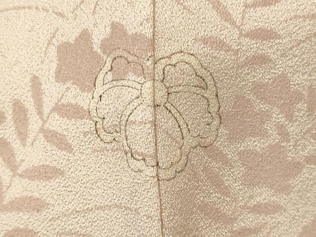 平和屋着物■訪問着 刺繍 飛鶴枝松文 金彩 正絹 逸品 CABL0643oy