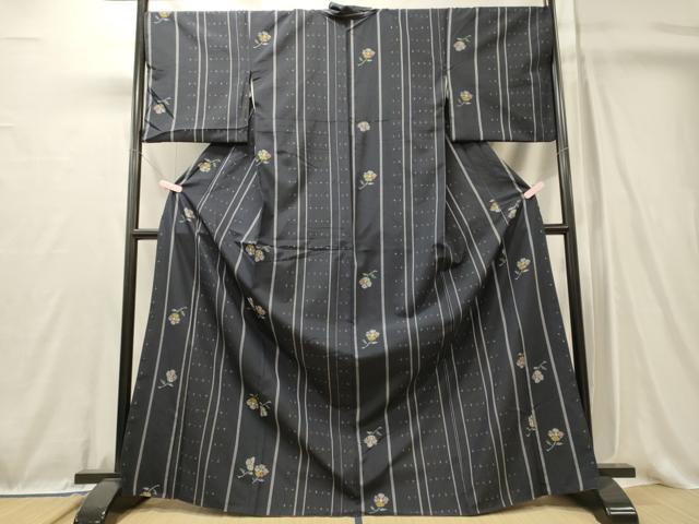 平和屋着物■上質な紬 舞花間道 正絹 逸品 CABL0664oy