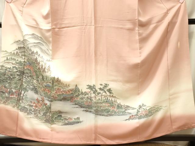 平和屋着物■豪華色留袖 寿光織 修学院 暈し染め 正絹 逸品 CABL0673oy