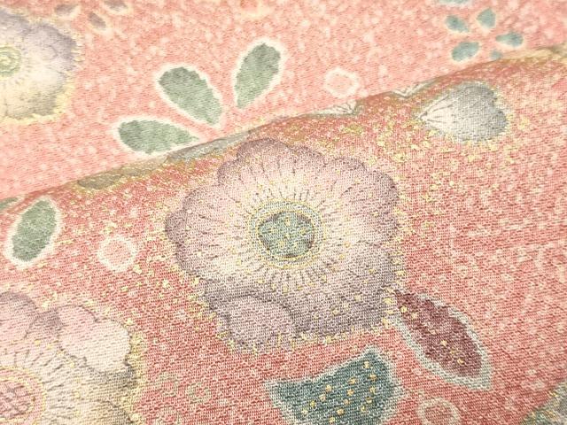 平和屋着物■上質な小紋 辻が花 金彩 正絹 逸品 CABL0699oy