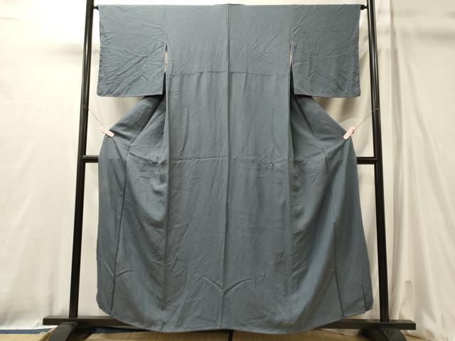 平和屋着物■上質な色無地 舞花地紋 薄花色 正絹 逸品 CABL0708oy