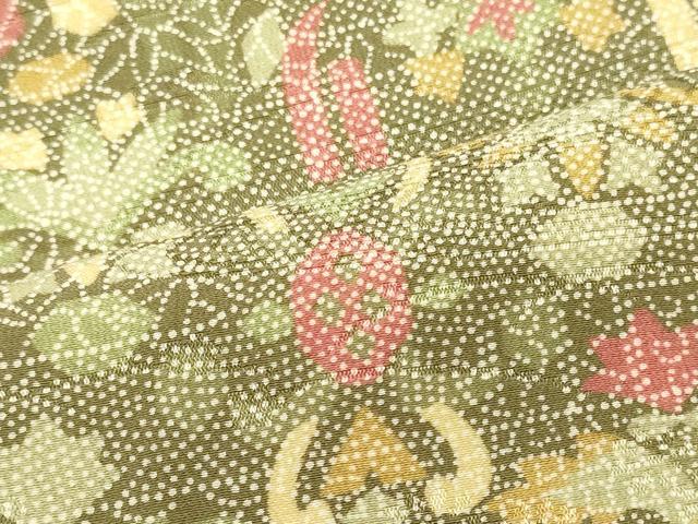 平和屋着物■上質な小紋 幾何学花文 正絹 逸品 CABL0717oy