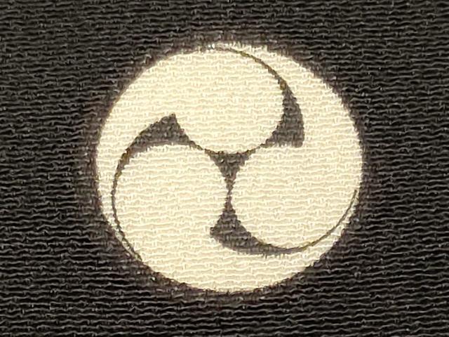 平和屋着物■豪華黒留袖 刺繍 飛鶴松葉吉祥文 金彩 正絹 逸品 CABL0752oy