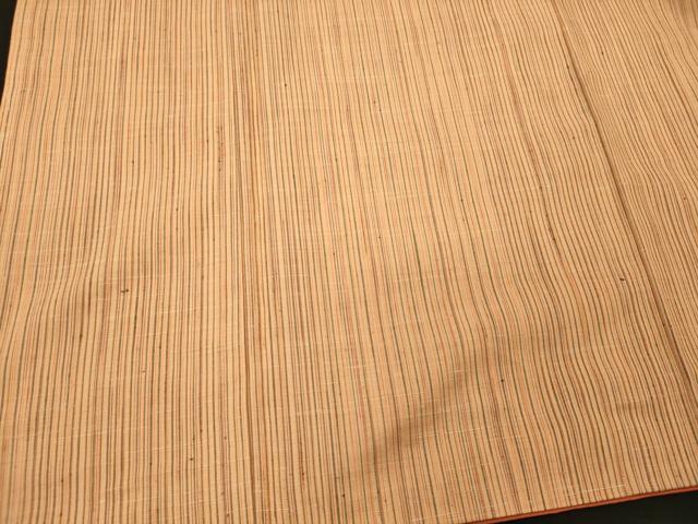 平和屋着物■上質な紬 縞 正絹 逸品 未使用 CABL0753oy