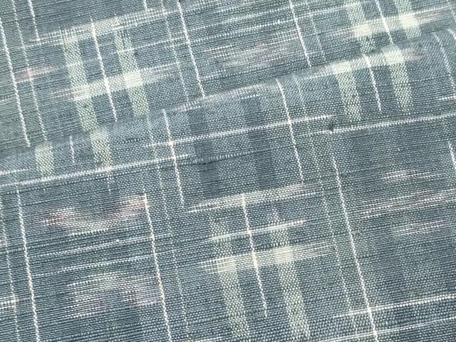 平和屋着物■上質な紬 絣文様 正絹 逸品 CABL0757oy