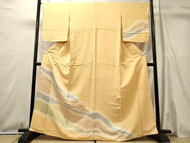 平和屋着物■訪問着 霞文 暈し染め 正絹 逸品 CABL0782oy