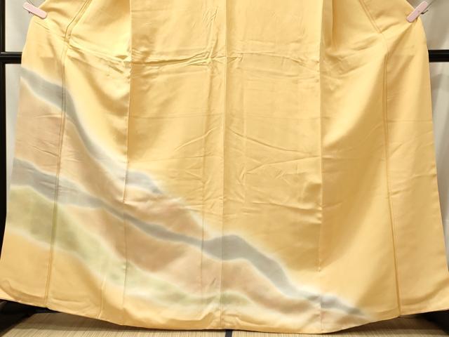 平和屋着物■訪問着 霞文 暈し染め 正絹 逸品 CABL0782oy
