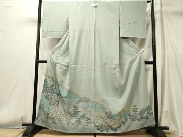 平和屋着物■豪華色留袖 遠山枝松文 暈し染め 正絹 逸品 未使用 CABL0788oy