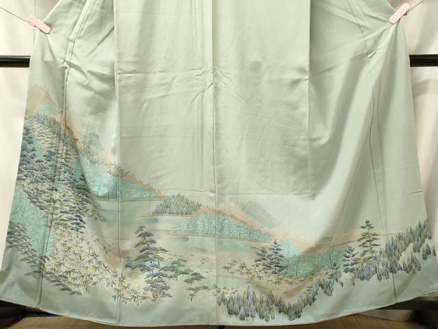 平和屋着物■豪華色留袖 遠山枝松文 暈し染め 正絹 逸品 未使用 CABL0788oy