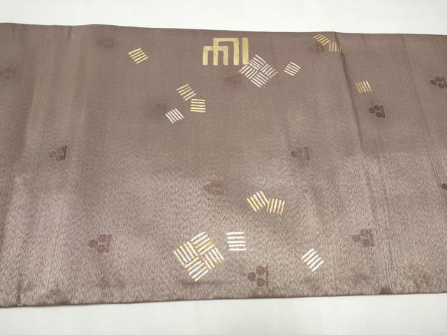 平和屋着物●二代目清次郎 手描き つけ帯 源氏香 金彩 正絹 逸品 CABL0837hy