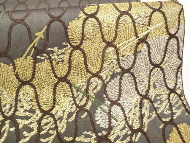 平和屋着物●皇室・伊勢神宮御用 御御帯 山口美術織物 山口弘躬 太鼓柄袋帯 網千松籟錦文 金糸 正絹 逸品 CABL0902hy