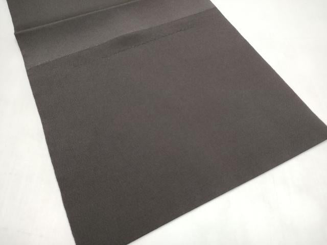 平和屋着物●九寸名古屋帯 蔦の葉文 鬼しぼ縮緬 正絹 逸品 CABL0999hy