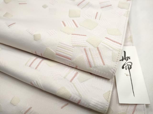 平和屋着物●両面 半幅帯 色紙重ね文 CABL1088hy