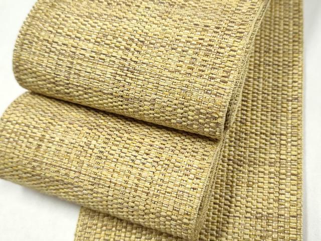 平和屋着物●男性 本場筑前博多織 角帯 霞文 証紙付き 正絹 逸品 CABL1133hy