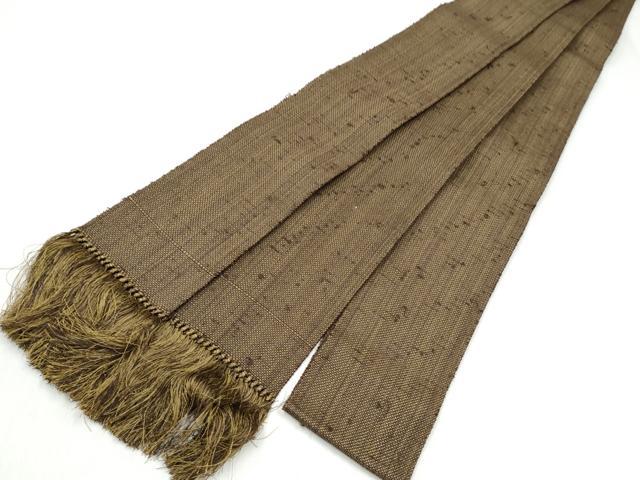 平和屋着物●男性 角帯 本場筑前博多織 霞文 正絹 逸品 CABL1134hy