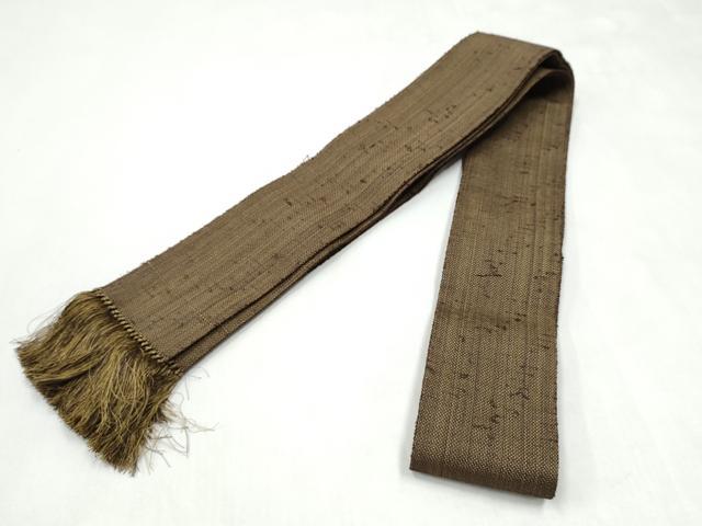 平和屋着物●男性 角帯 本場筑前博多織 霞文 正絹 逸品 CABL1134hy
