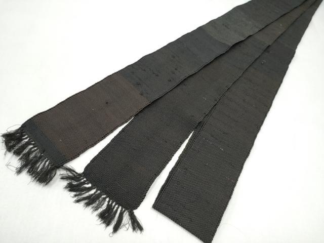 平和屋着物●男性 本場筑前博多織 角帯 霞文 正絹 逸品 CABL1135hy