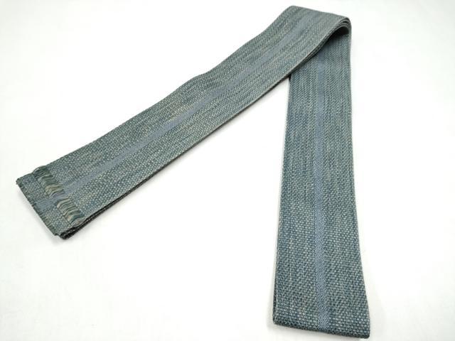 平和屋着物●男性 本場筑前博多織 角帯 霞文 証紙付き 正絹 逸品 CABL1139hy