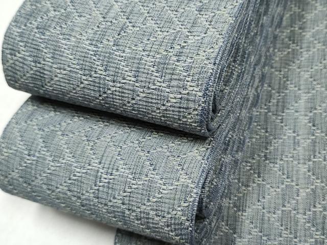 平和屋着物●男性 本場筑前博多織 角帯 檜垣文 証紙付き 正絹 逸品 CABL1140hy
