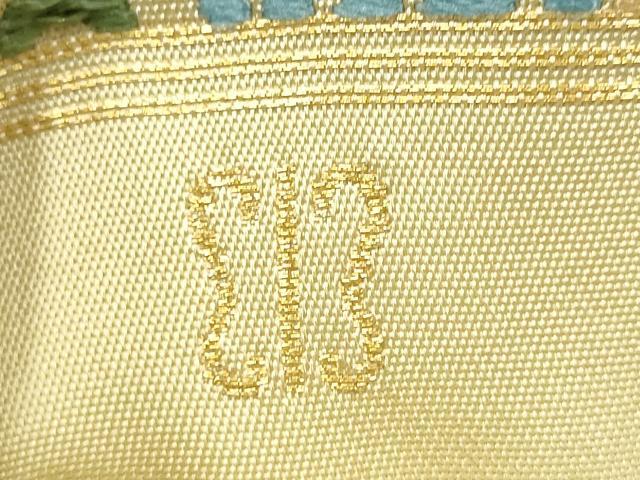 平和屋着物●西陣 川島織物 つけ帯 唐織 鳳凰唐草文 金糸 正絹 逸品 CABL1162hy