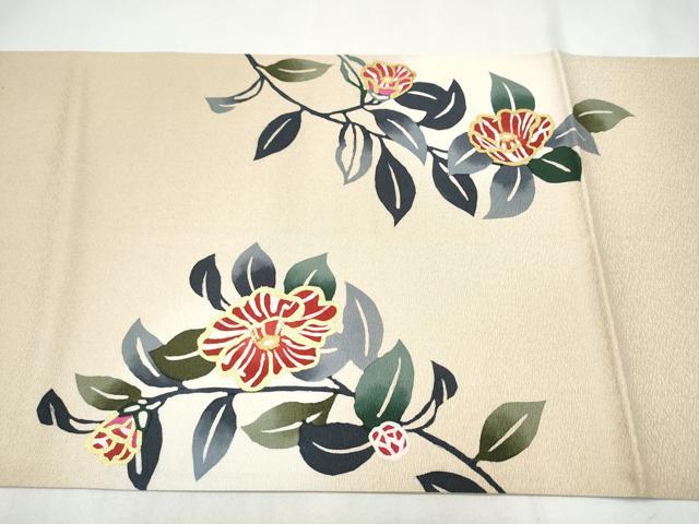 平和屋着物●太鼓柄袋帯 枝花文 金彩 正絹 逸品 CABL1195hy