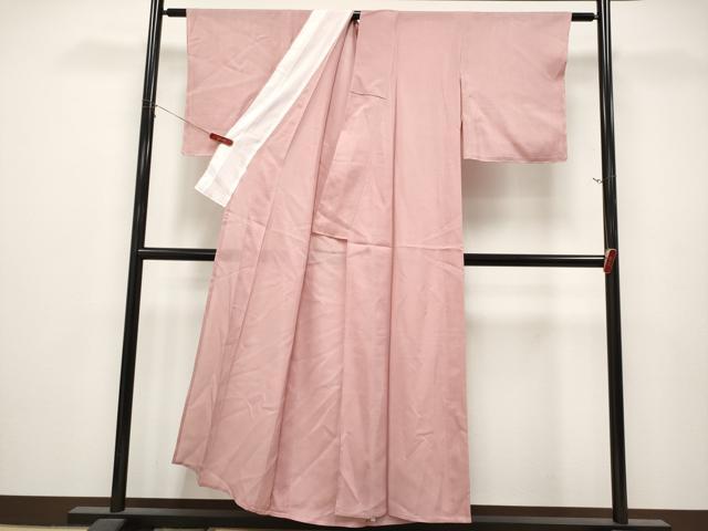 平和屋着物*夏物 色無地 絽 珊瑚色 正絹 逸品 未使用 CABL1219tx