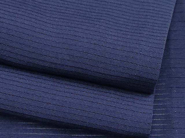 平和屋着物*夏物 色無地 絽 紺青色 正絹 逸品 CABL1220tx