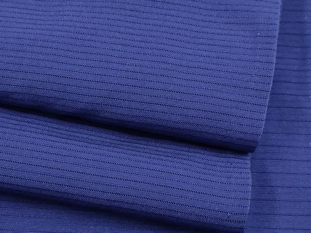 平和屋着物*夏物 色無地 絽 濃藍色 正絹 逸品 CABL1223tx