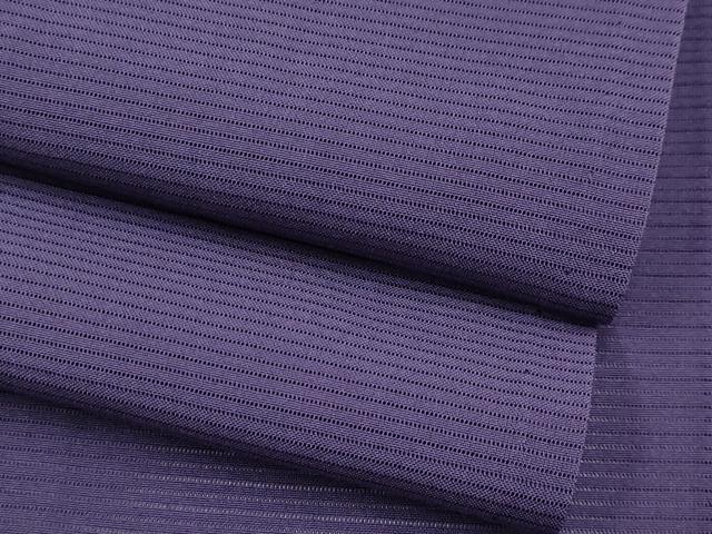 平和屋着物*夏物 色無地 絽 深紫色 正絹 逸品 CABL1228tx