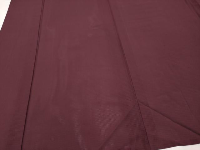 平和屋着物*夏物 色無地 絽 黒鳶色 正絹 逸品 CABL1229tx