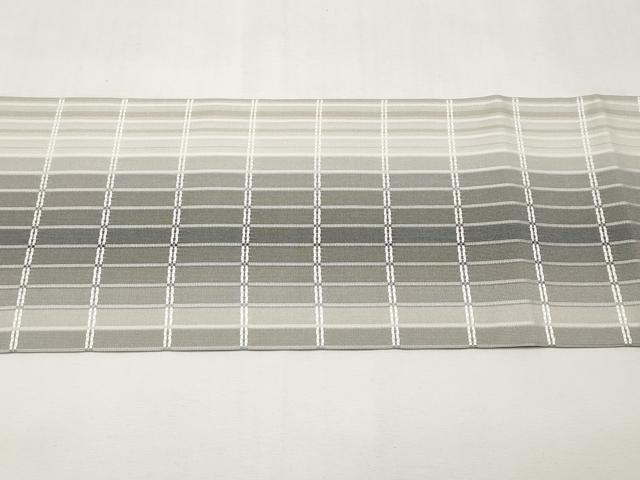 平和屋着物*夏物 九寸名古屋帯 格子柄 正絹 逸品 CABL1267tx