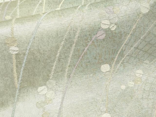 平和屋着物*夏物 六通柄袋帯 枝花文 金銀糸 正絹 逸品 CABL1286tx
